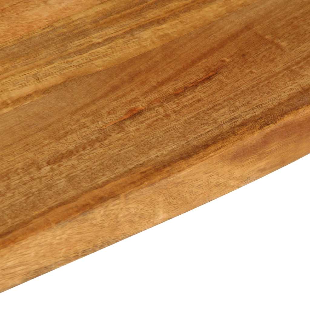 Solid Mango Wood Live Edge Table Top 50x40x2.5 cm