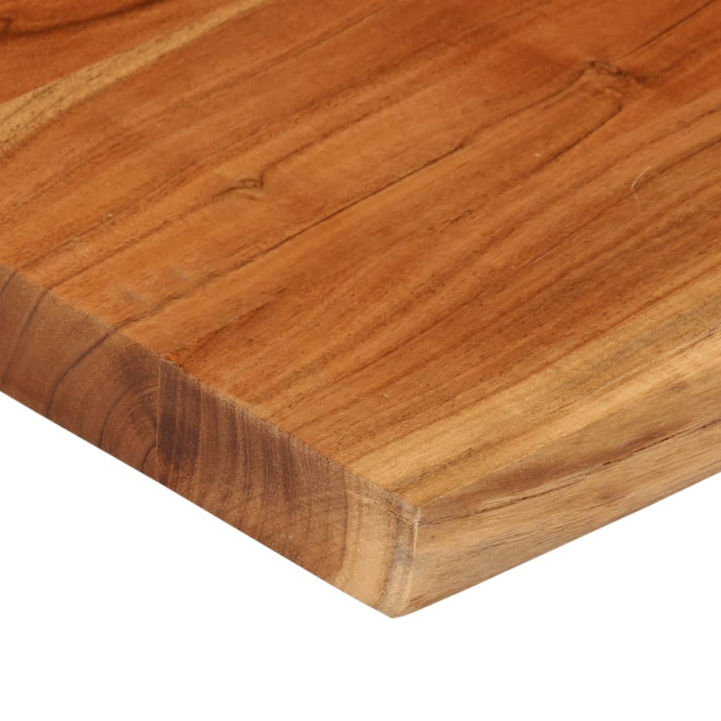 Solid Acacia Live Edge Table Top 40x40x3.8 cm Rectangular