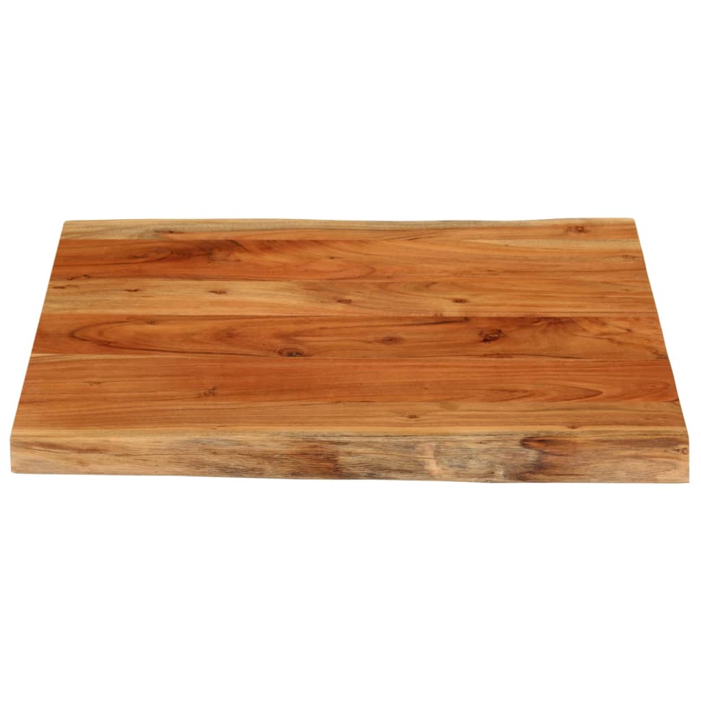 Stunning Acacia Live Edge Solid Wood Table Top, 60x60cm