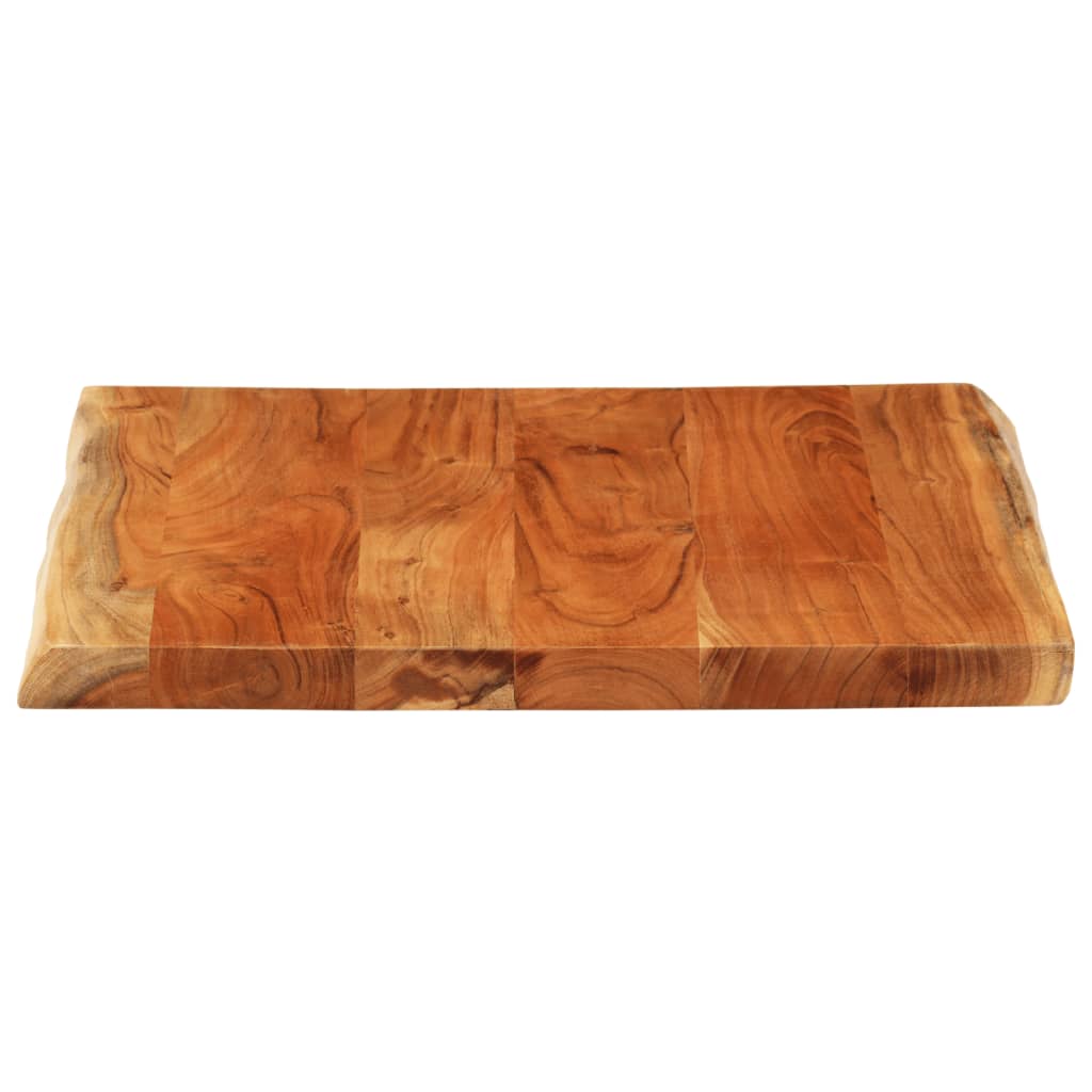 Stunning Acacia Live Edge Solid Wood Table Top, 60x60cm