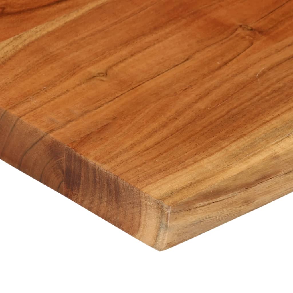 Stunning Acacia Live Edge Solid Wood Table Top, 60x60cm
