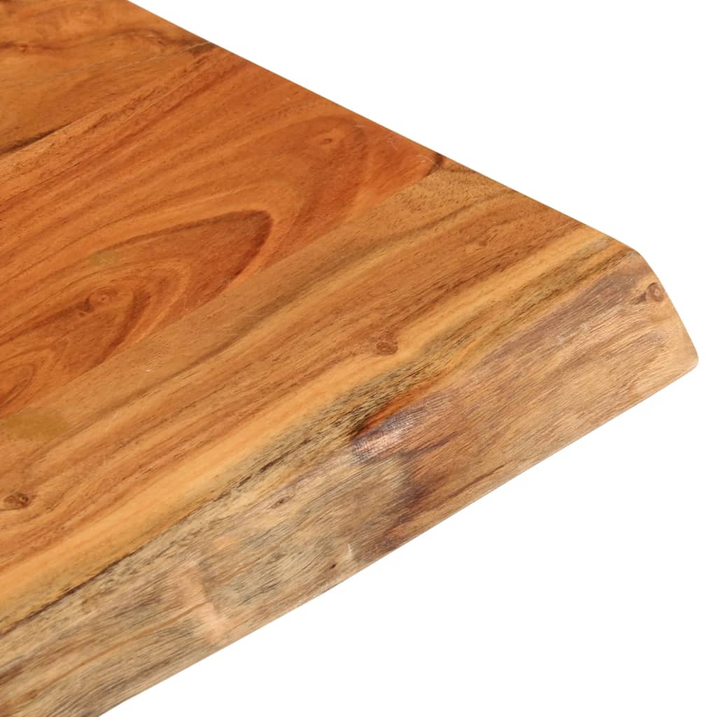 Stunning Acacia Live Edge Solid Wood Table Top, 60x60cm