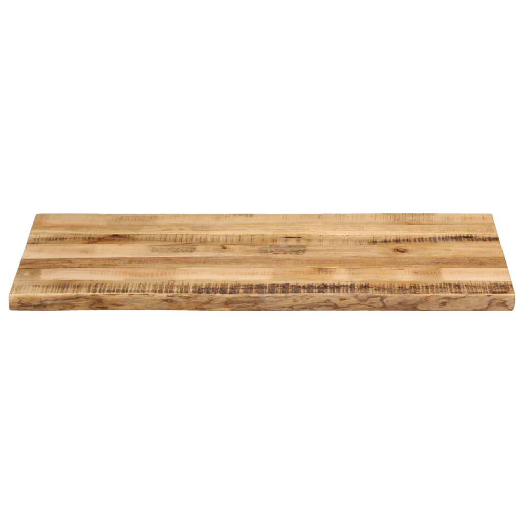 Live Edge Mango Wood Table Top 100x60x2.5 cm - Rustic & Solid