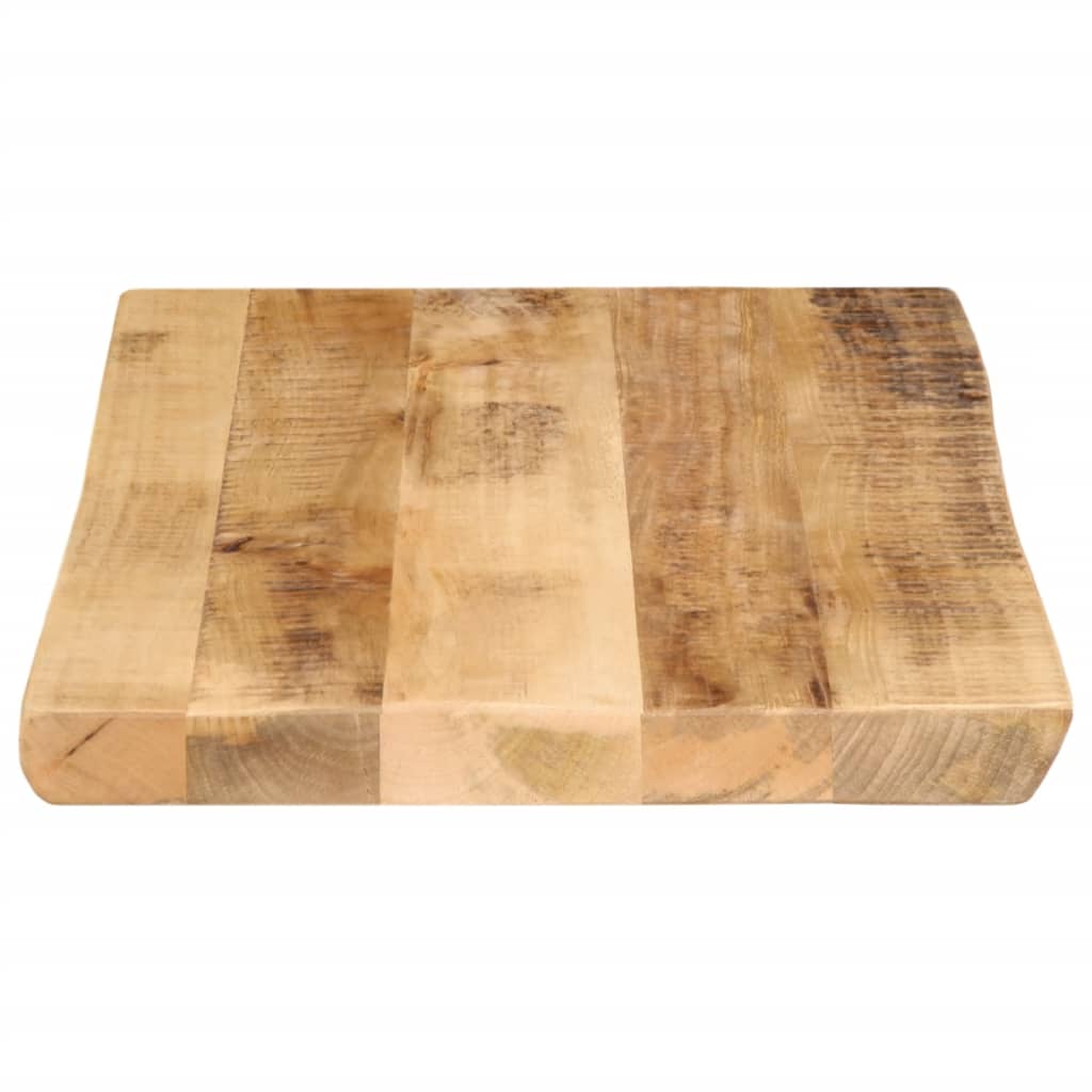 Live Edge Mango Wood Table Top 50x40x3.8 cm - Solid & Stylish