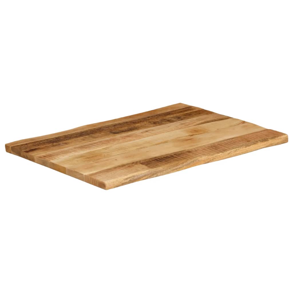 Live Edge Mango Wood Table Top 70x60x3.8 cm