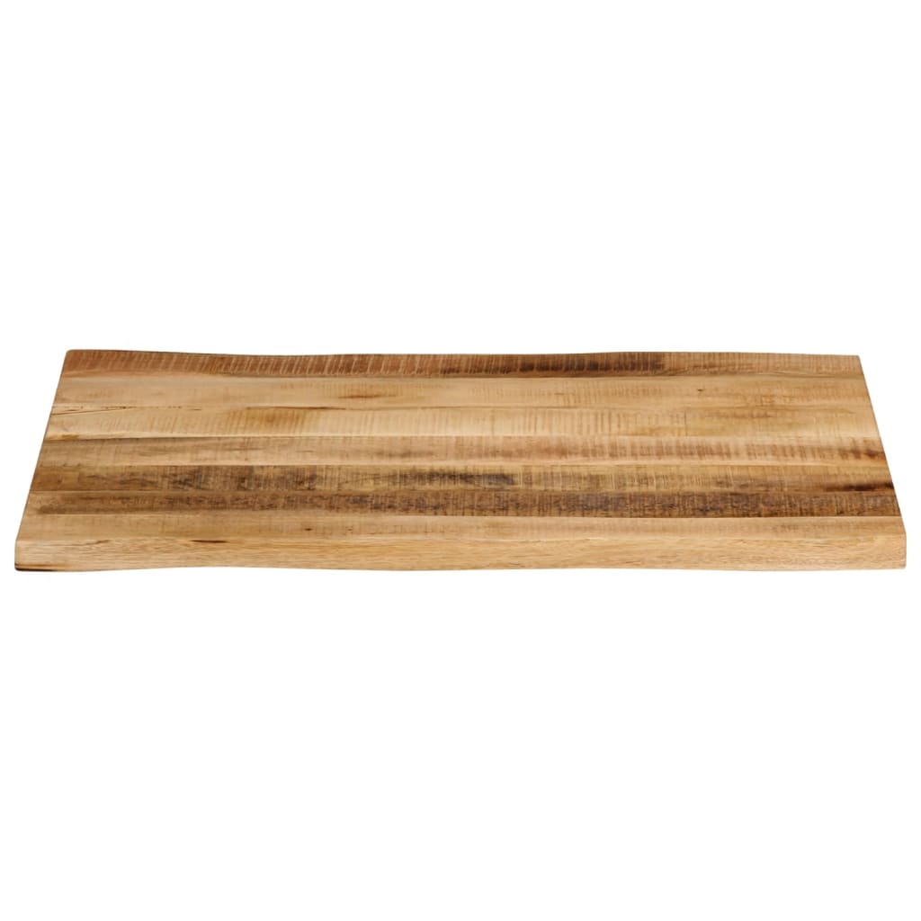 Live Edge Mango Wood Table Top 70x60x3.8 cm