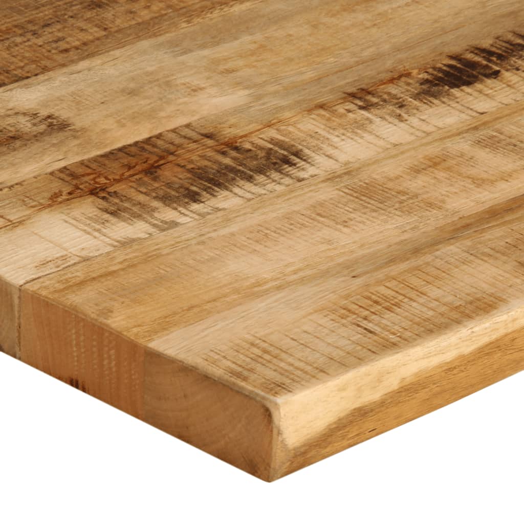 Table Top Live Edge 100x80x3.8 cm Solid Wood Rough Mango