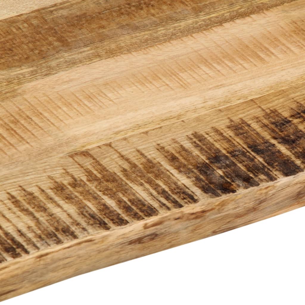 Table Top Live Edge 100x80x3.8 cm Solid Wood Rough Mango