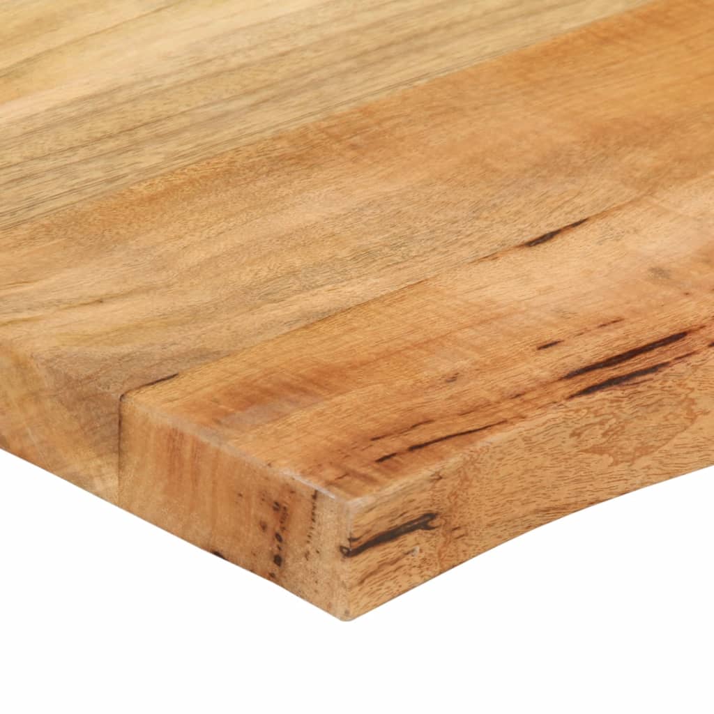 Live Edge Mango Wood Tabletop 80x60x2.5 cm, Solid & Stylish