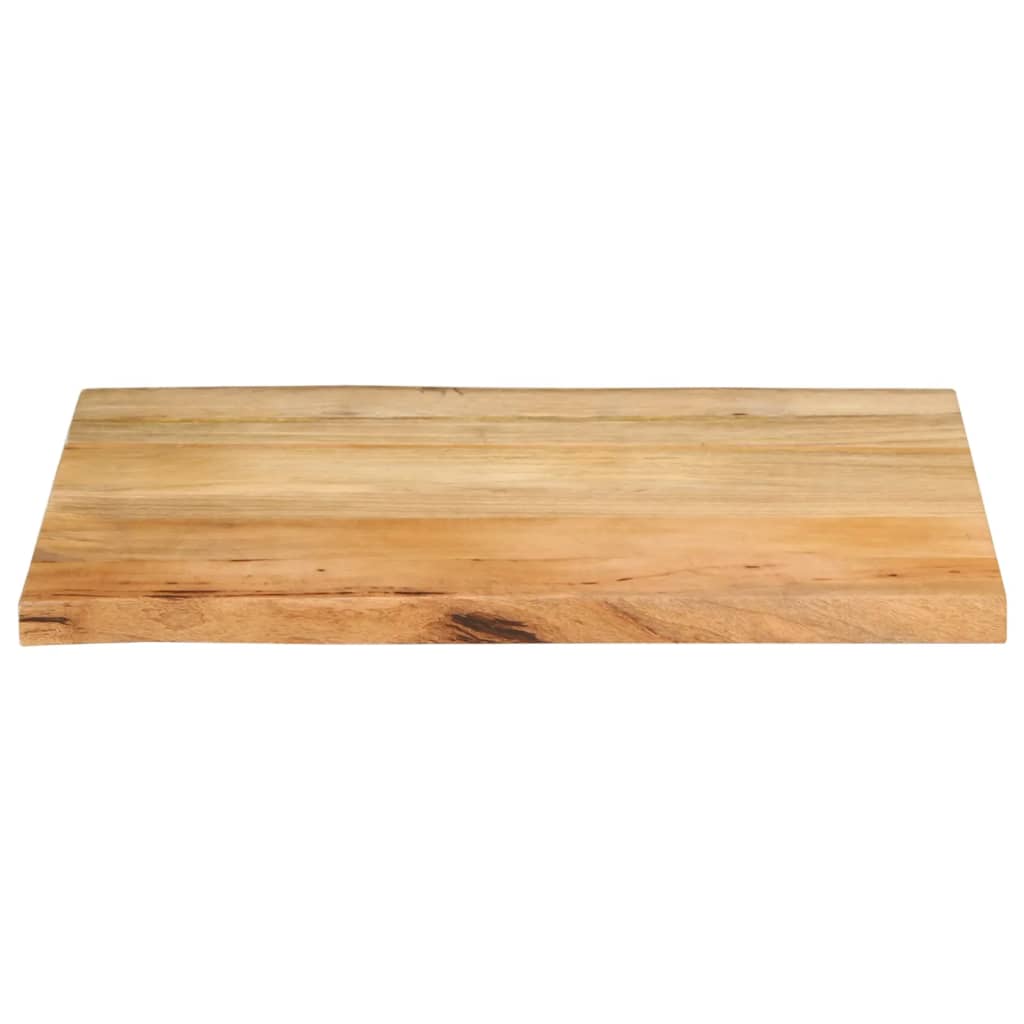 Live Edge Mango Wood Table Top 90x60x2.5 cm