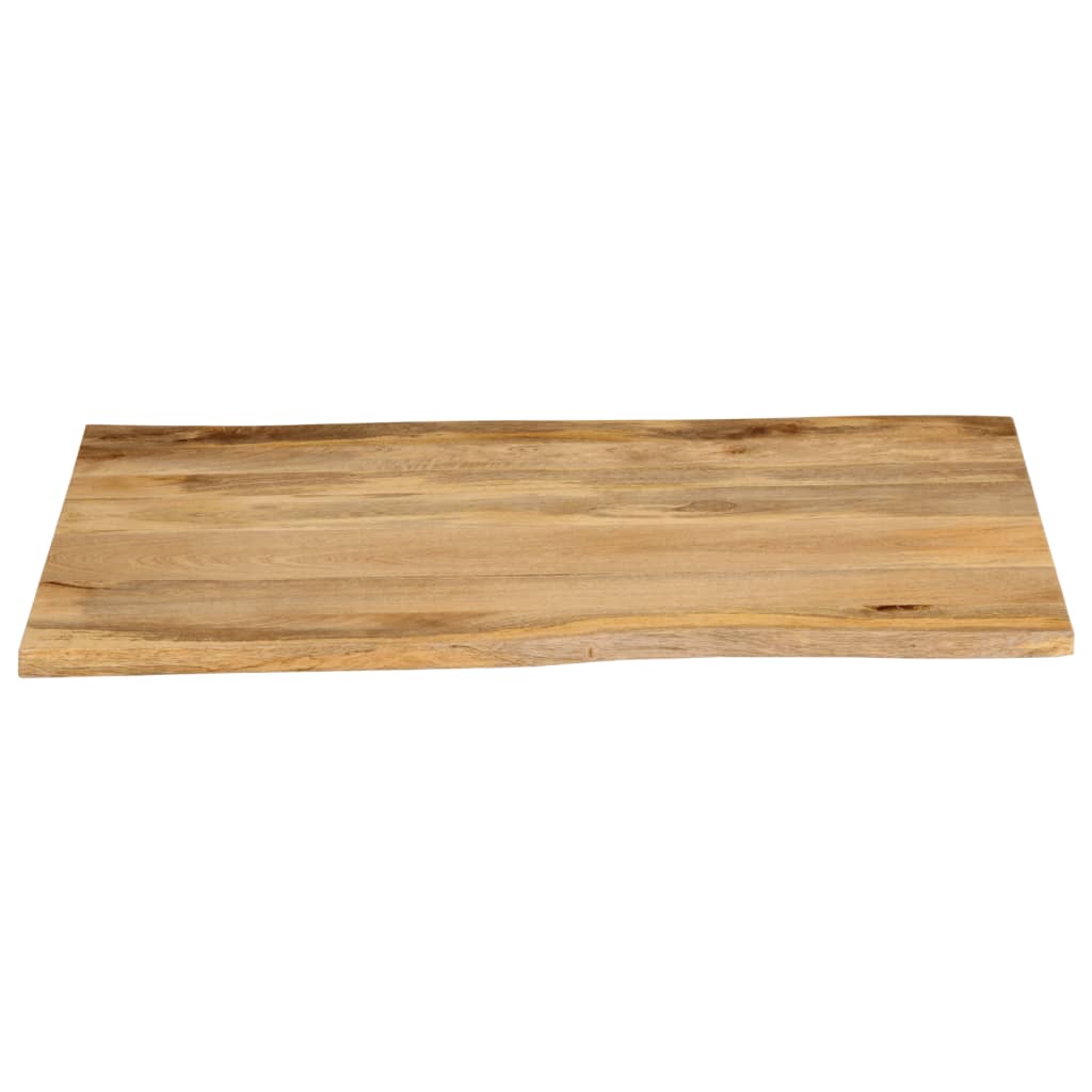 Live Edge Mango Wood Table Top 90x80x2.5 cm Solid Wood