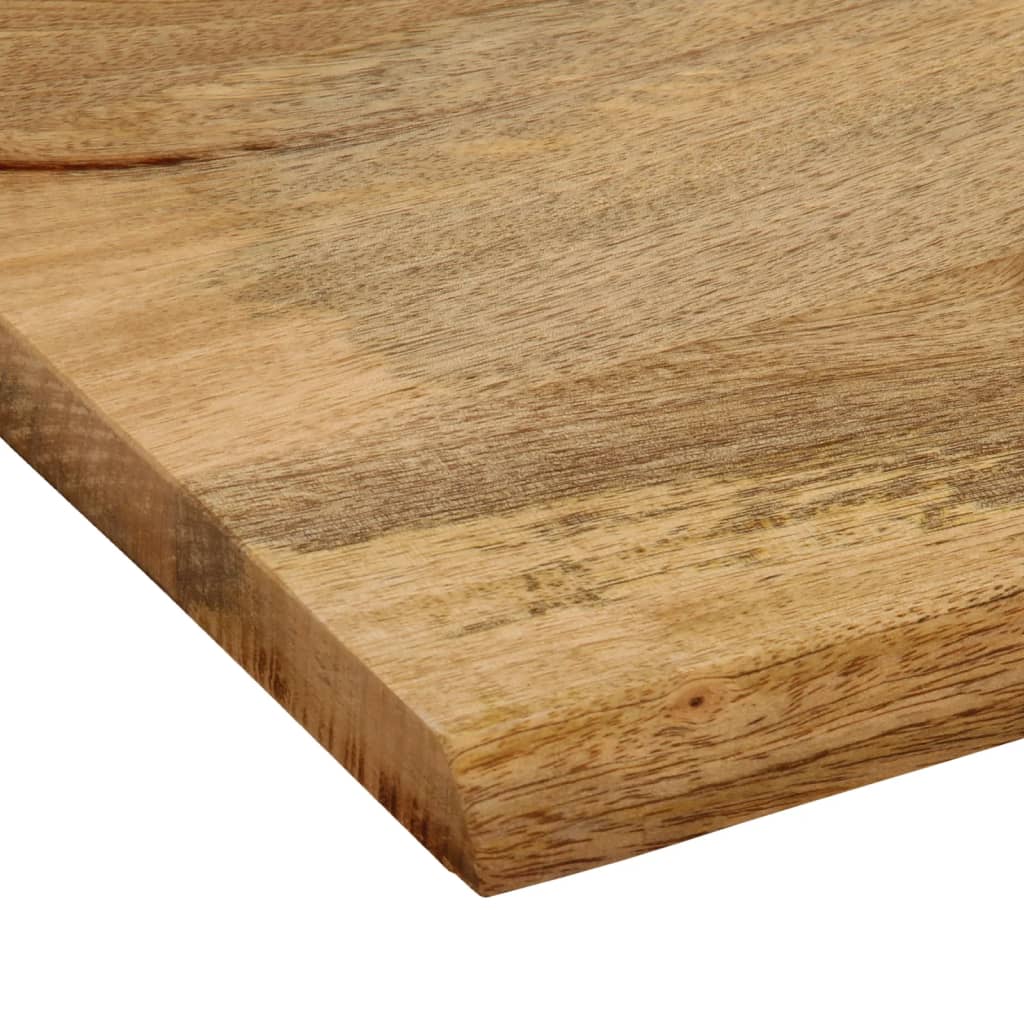 Table Top 100x80x2.5 cm Live Edge Solid Wood Mango