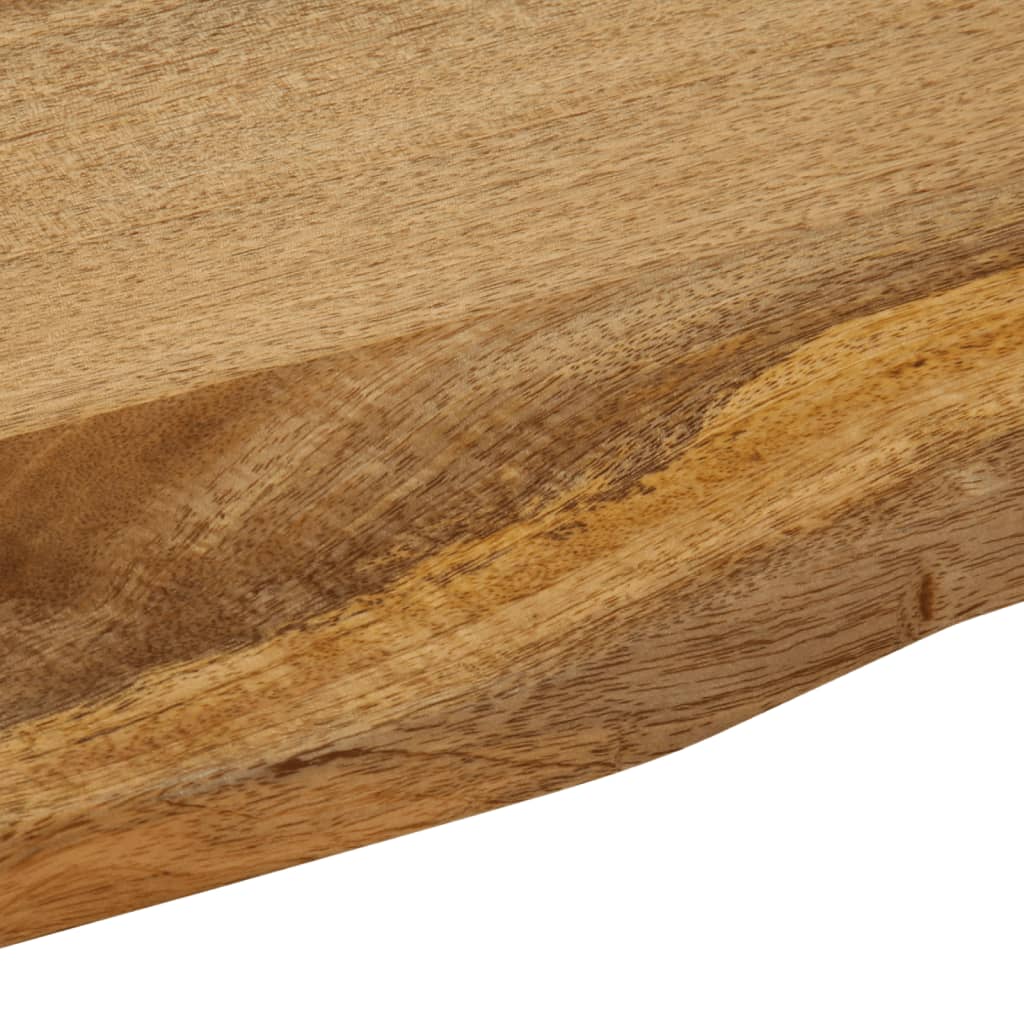 Table Top 100x80x2.5 cm Live Edge Solid Wood Mango