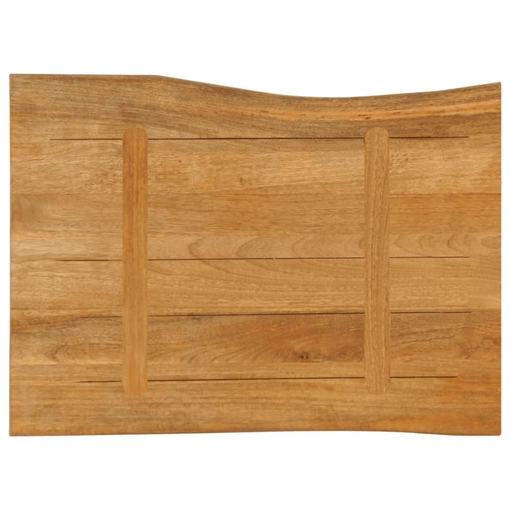 Live Edge Mango Wood Table Top 70x60x2.5cm