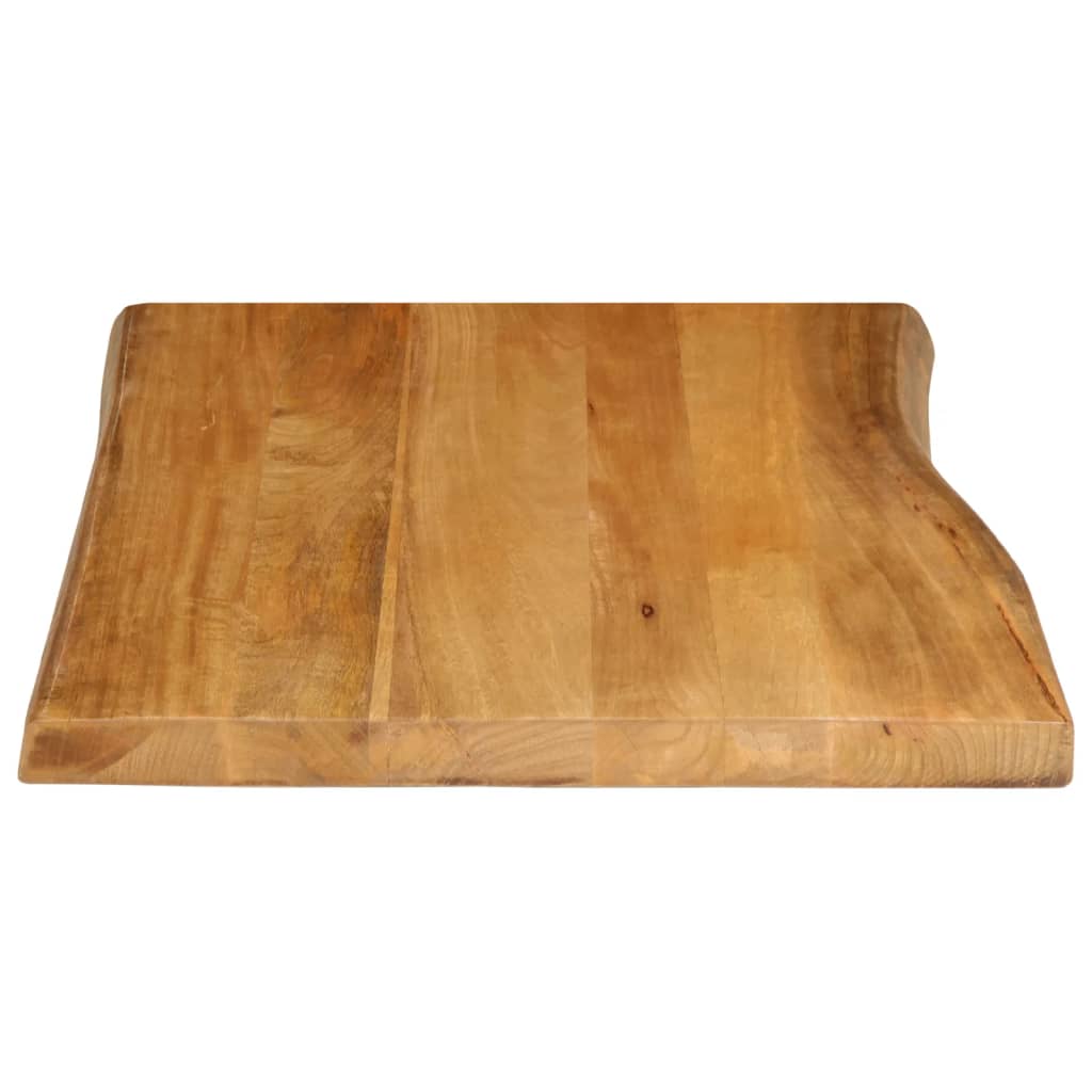 Live Edge Mango Wood Table Top 90x60x2.5 cm - Solid & Stylish