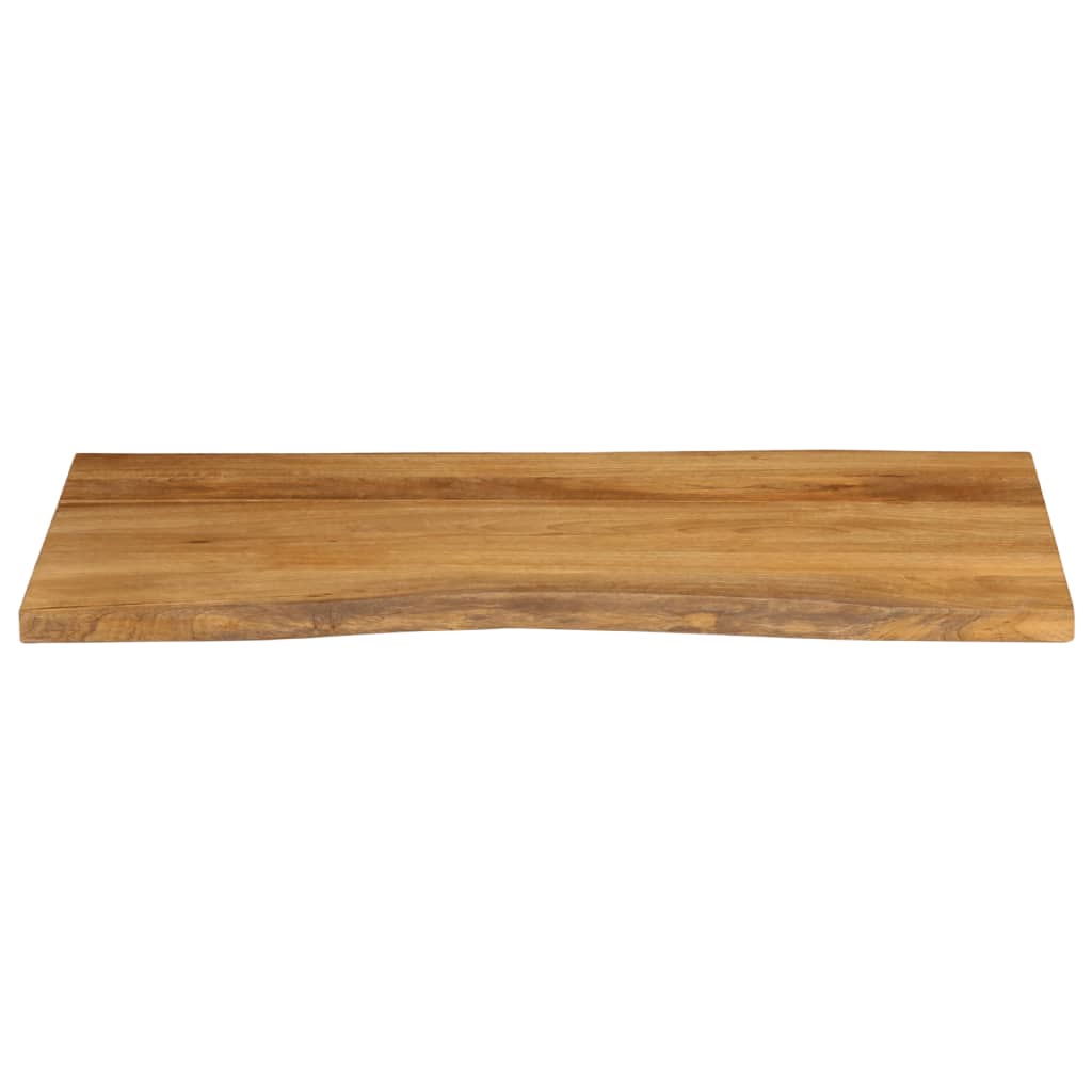 Live Edge Mango Wood Table Top 100x60x2.5 cm - Solid & Stylish