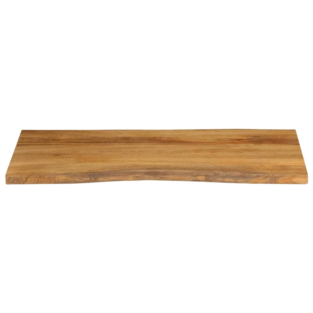 Live Edge Mango Wood Table Top 120x60x2.5 cm - Solid & Stylish