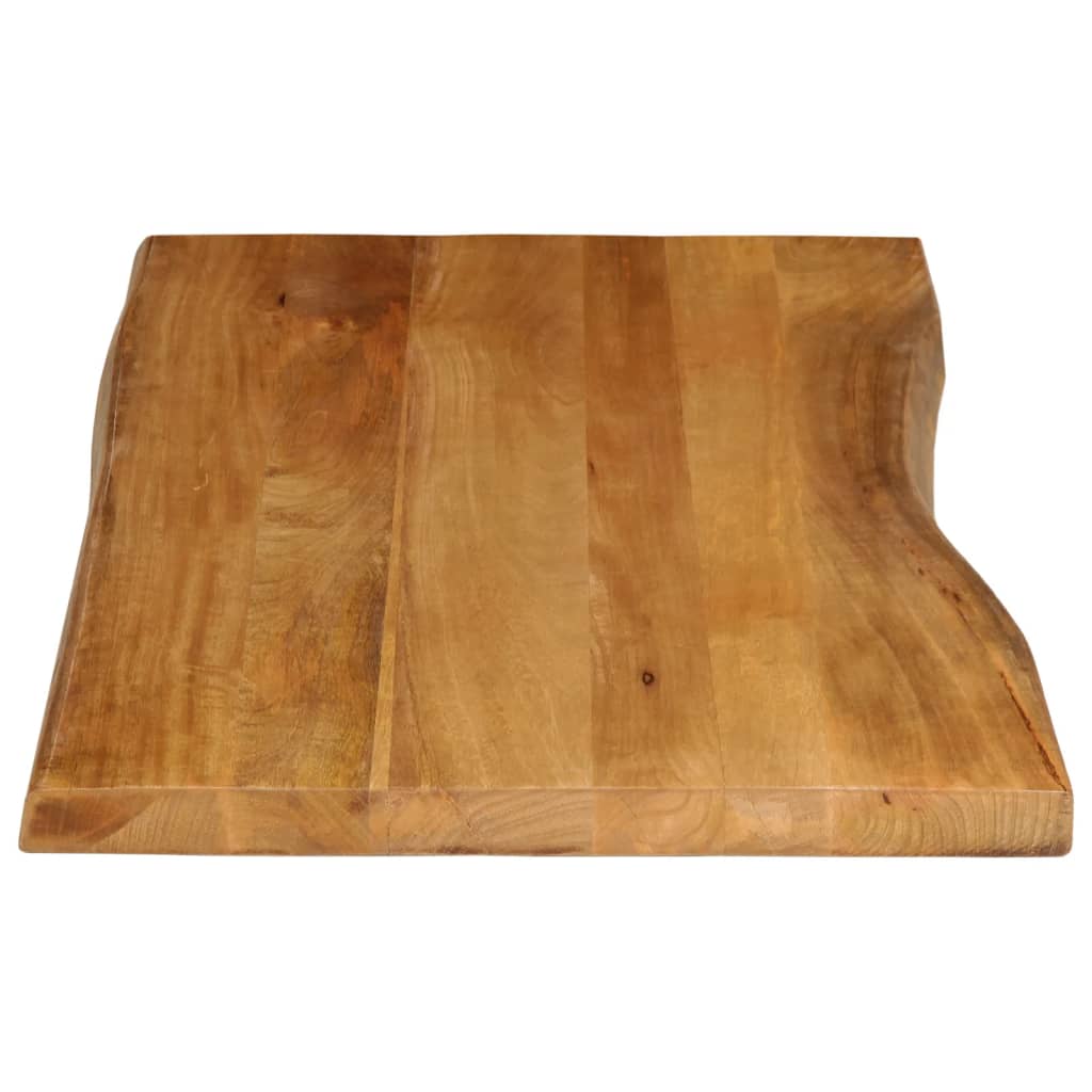 Live Edge Mango Wood Table Top 120x60x2.5 cm - Solid & Stylish