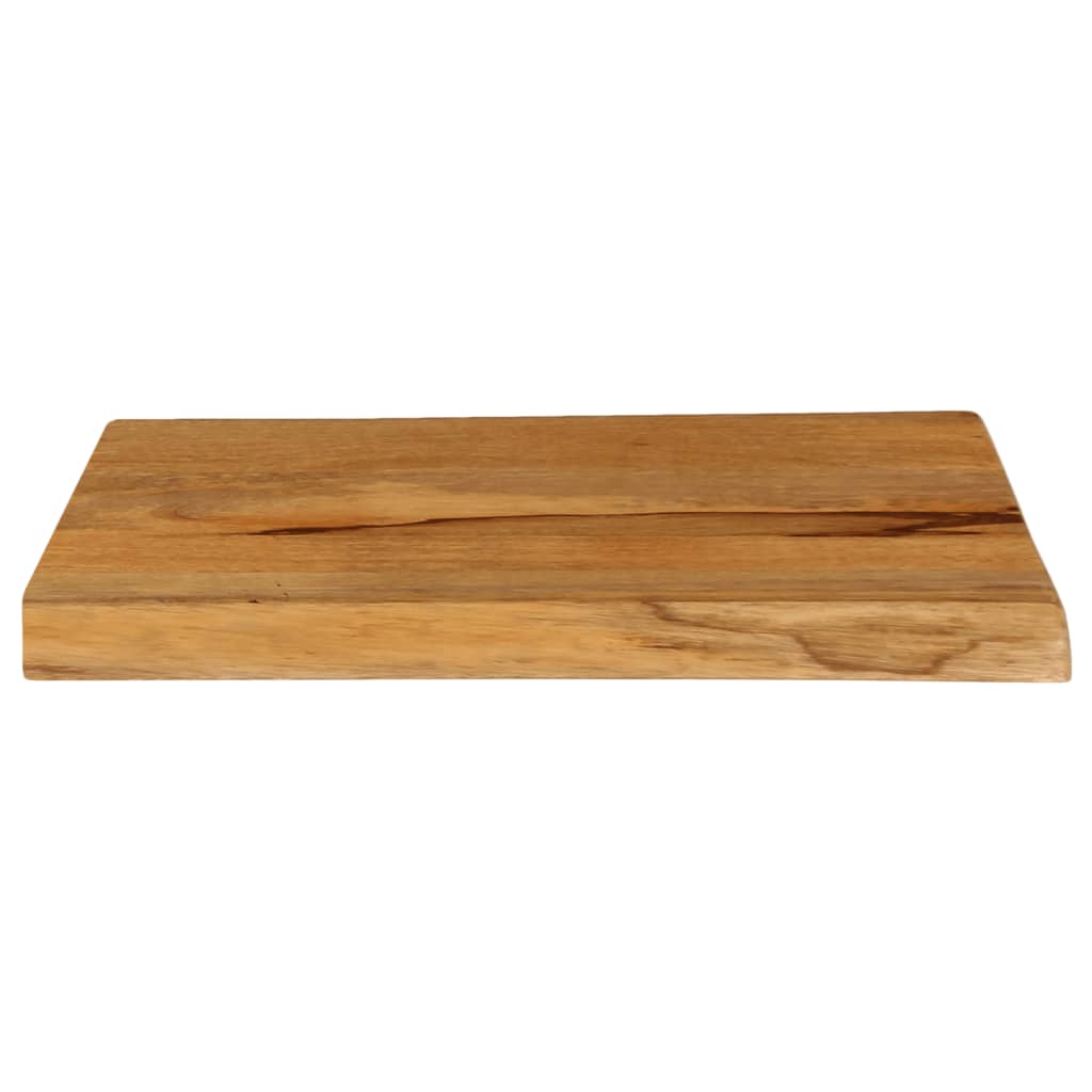 Table Top 50x40x3.8 cm Live Edge Solid Wood Mango
