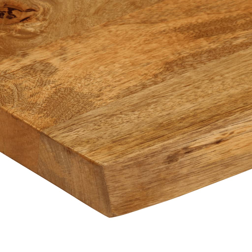 Table Top 50x40x3.8 cm Live Edge Solid Wood Mango