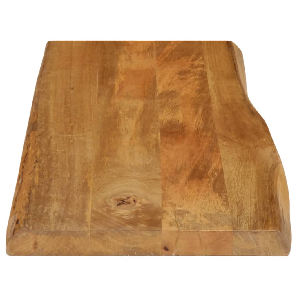 Table Top 90x40x3.8 cm Live Edge Solid Wood Mango
