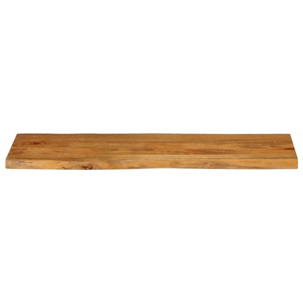 Table Top 110x40x3.8 cm Live Edge Solid Wood Mango