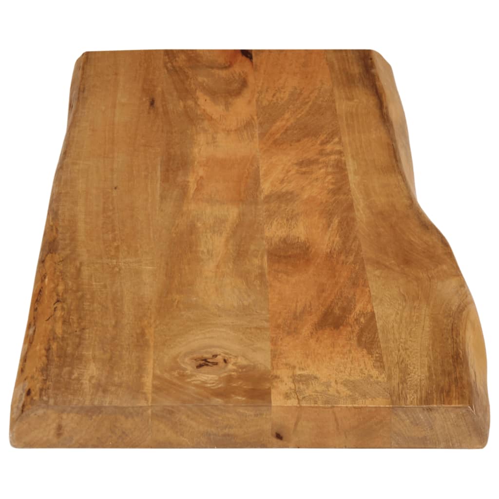 Table Top 110x40x3.8 cm Live Edge Solid Wood Mango