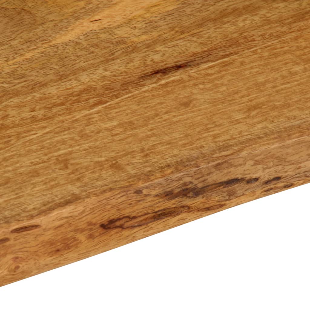 Table Top 110x40x3.8 cm Live Edge Solid Wood Mango