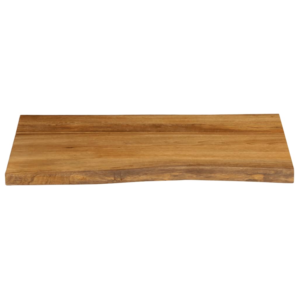 Table Top 90x60x3.8 cm Live Edge Solid Wood Mango