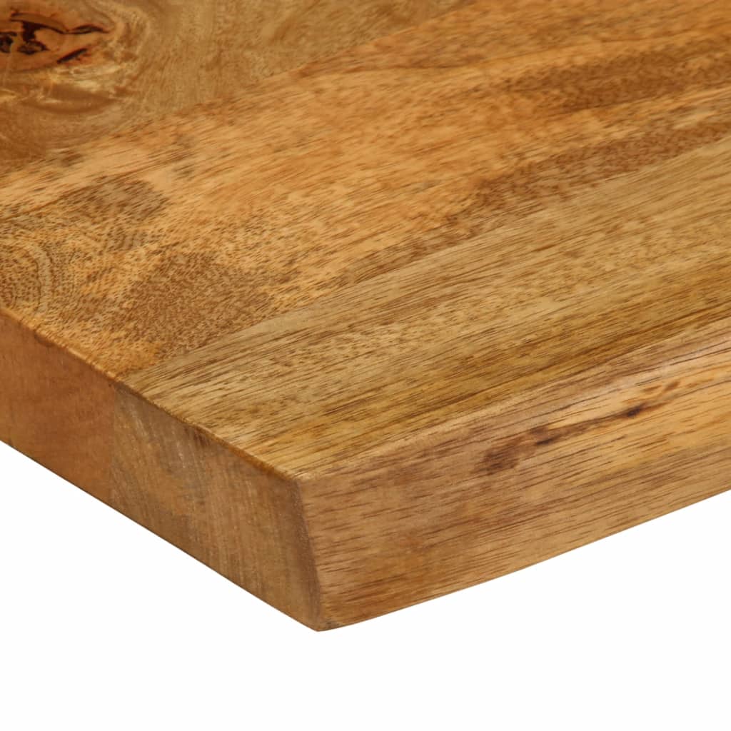 Table Top 90x60x3.8 cm Live Edge Solid Wood Mango