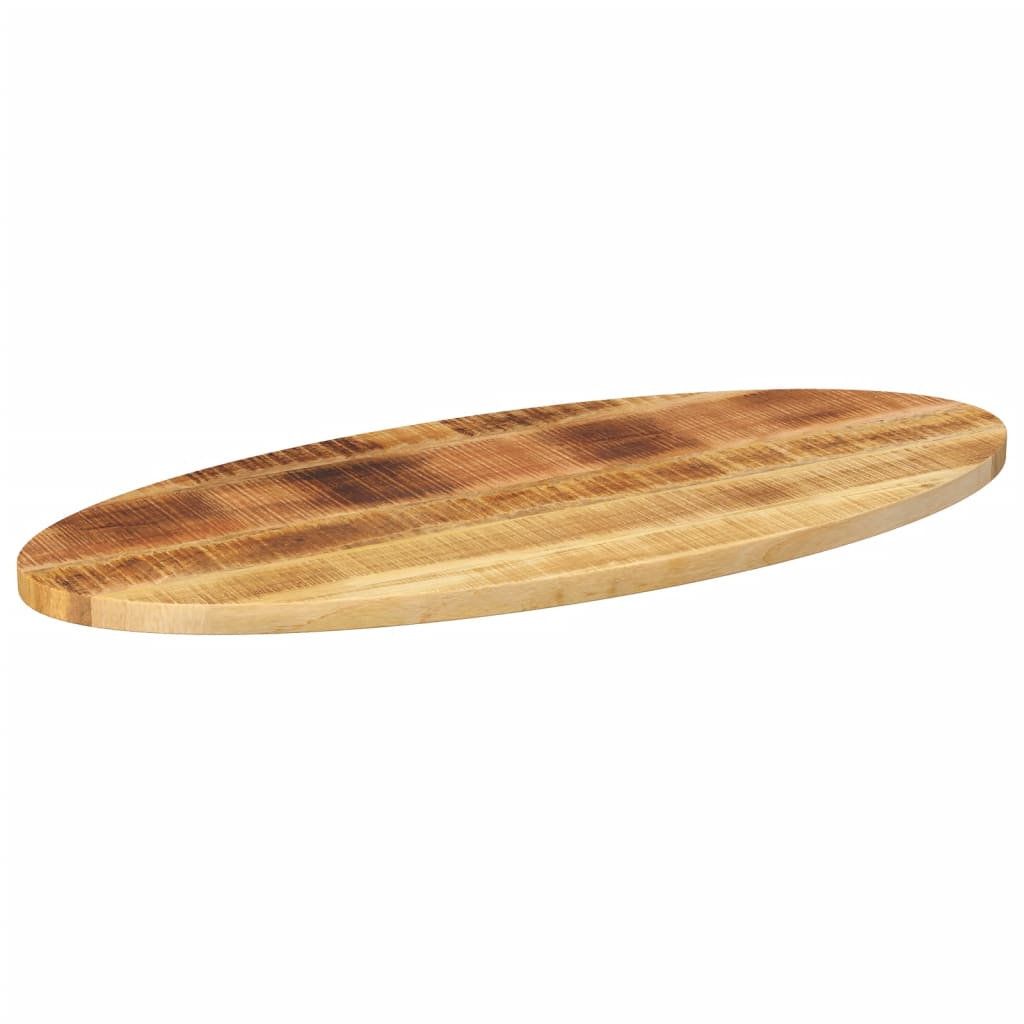 Oval Mango Wood Table Top - 100x40x2.5 cm | Solid & Durable
