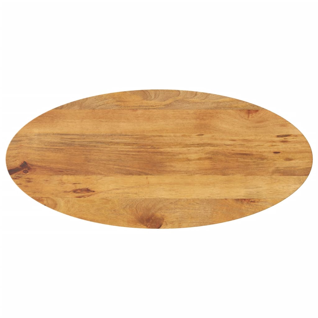 Oval Mango Wood Table Top 140x50x3.8 cm - Solid & Stylish Design