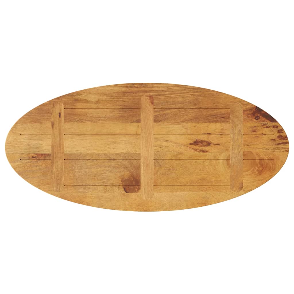 Oval Mango Wood Table Top 140x50x3.8 cm - Solid & Stylish Design