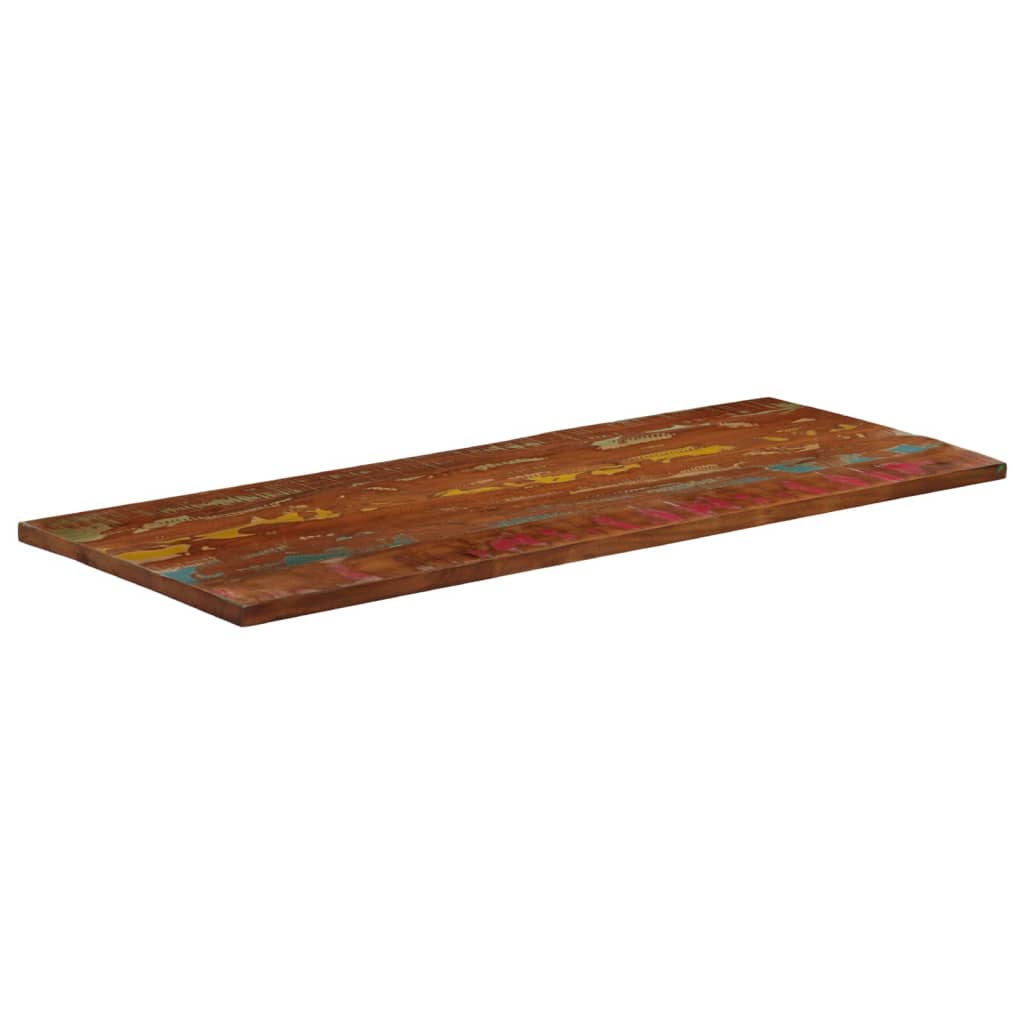 Reclaimed Solid Wood Table Top - 140x60x2.5 cm Rectangular