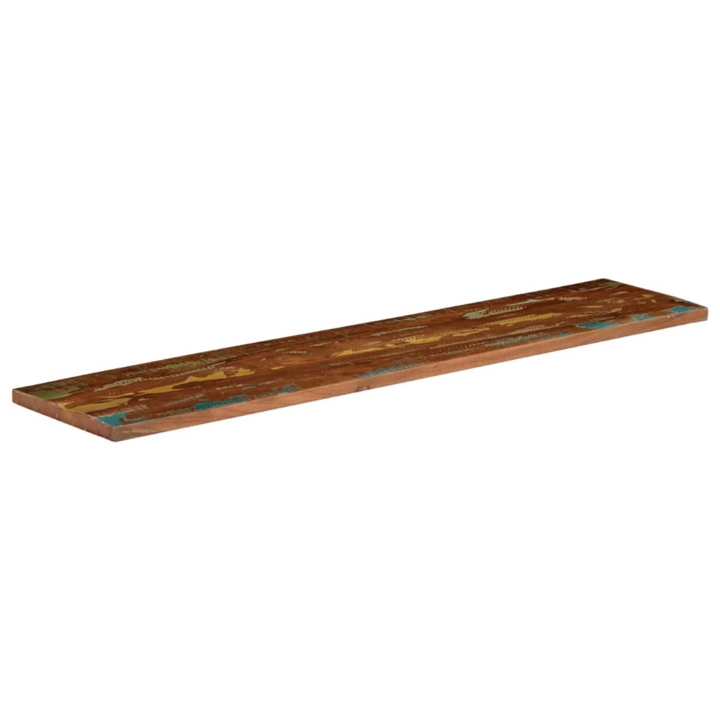 Reclaimed Solid Wood Rectangular Tabletop 180x20x3.8 cm
