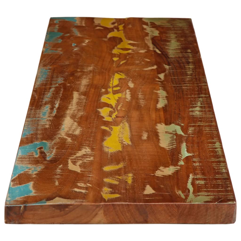 Reclaimed Solid Wood Rectangular Tabletop 180x20x3.8 cm