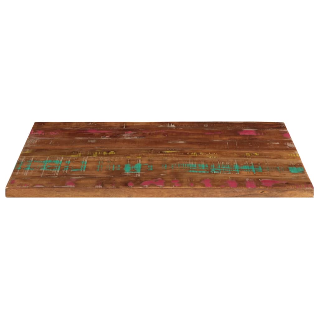 Reclaimed Solid Wood Table Top, 90x50x3.8 cm, Rectangular