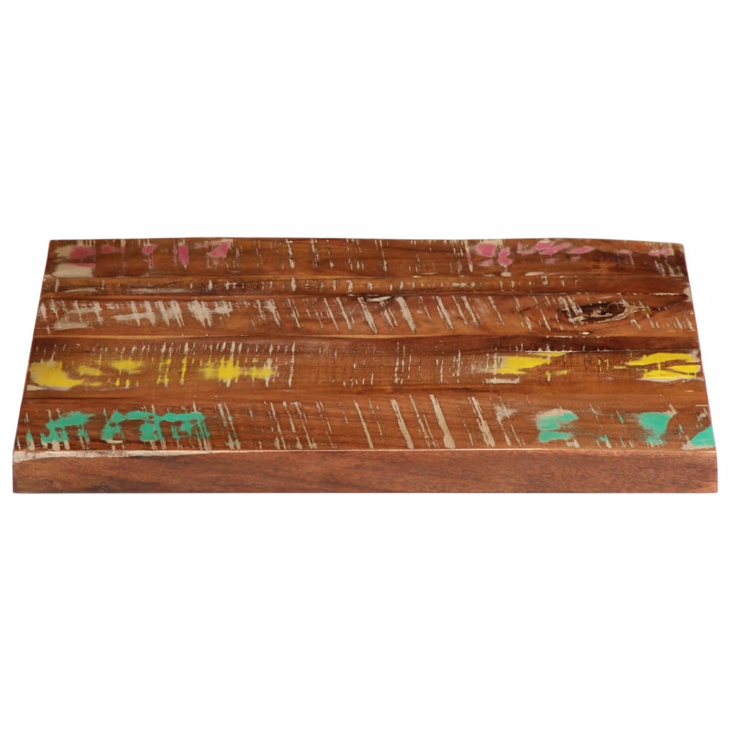 Reclaimed Solid Wood Square Tabletop 60x60x3.8 cm