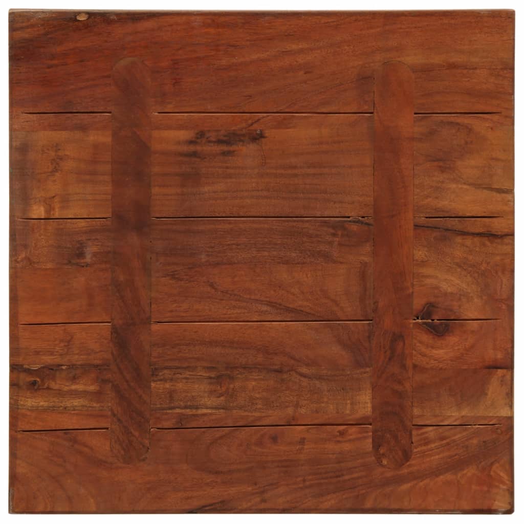 Reclaimed Solid Wood Square Tabletop 60x60x3.8 cm