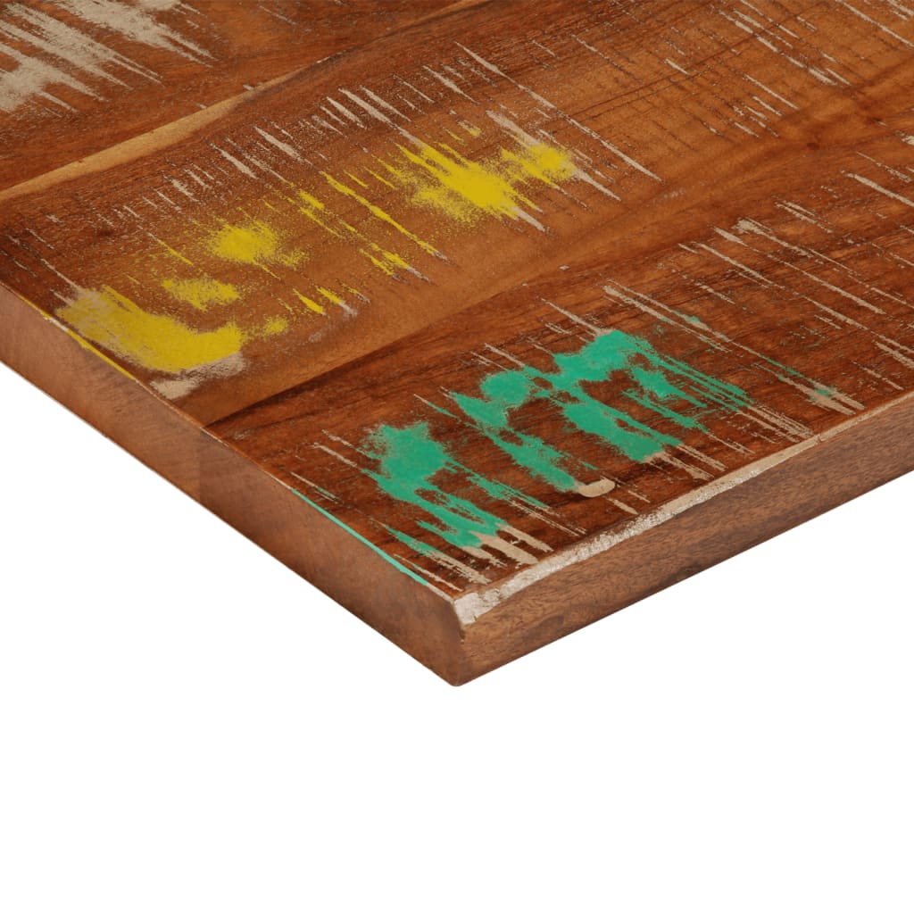 Reclaimed Solid Wood Square Tabletop 60x60x3.8 cm