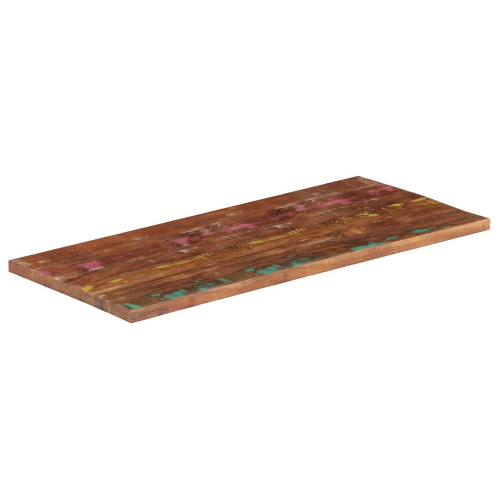 Table Top 110x60x3.8 cm Rectangular Solid Wood Reclaimed