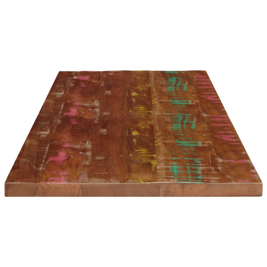 Table Top 110x60x3.8 cm Rectangular Solid Wood Reclaimed