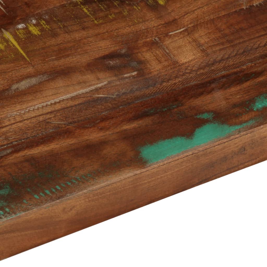 Table Top 70x70x3.8 cm Square Solid Wood Reclaimed