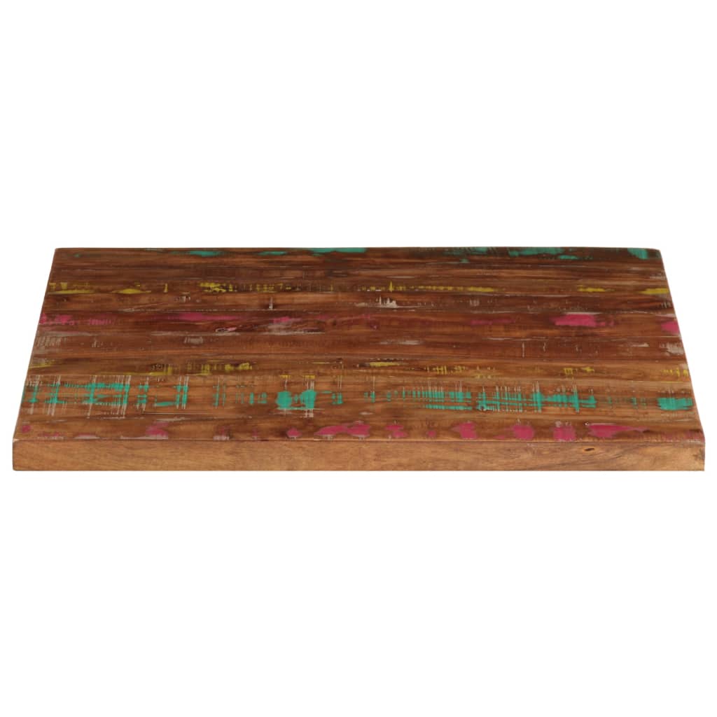Table Top 80x80x3.8 cm Square Solid Wood Reclaimed