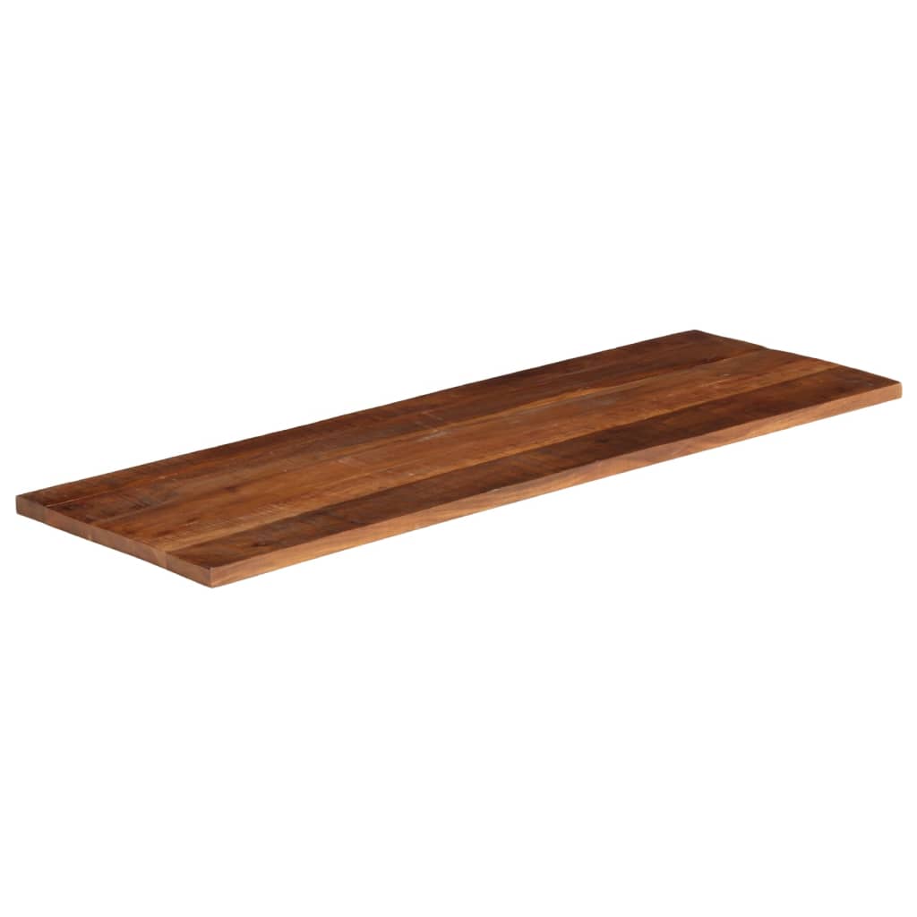 Reclaimed Solid Wood Table Top - 140x50x2.5 cm Rectangular