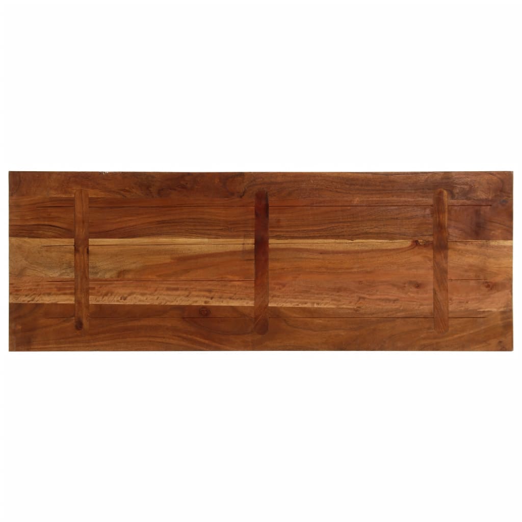 Reclaimed Solid Wood Table Top - 140x50x2.5 cm Rectangular