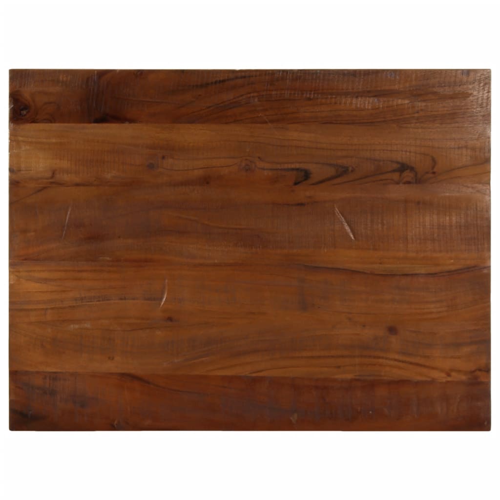 Table Top 70x60x2.5 cm Rectangular Solid Wood Reclaimed