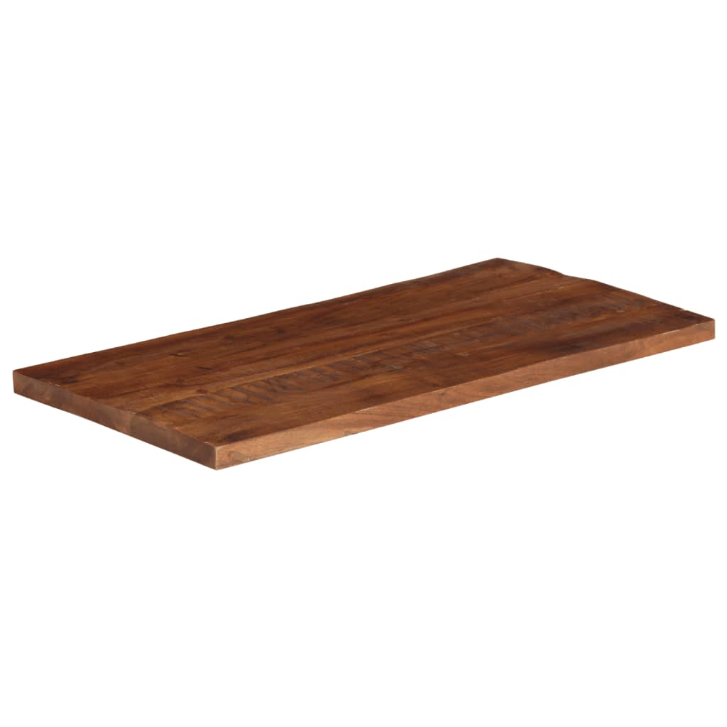 Table Top 100x60x2.5 cm Rectangular Solid Wood Reclaimed