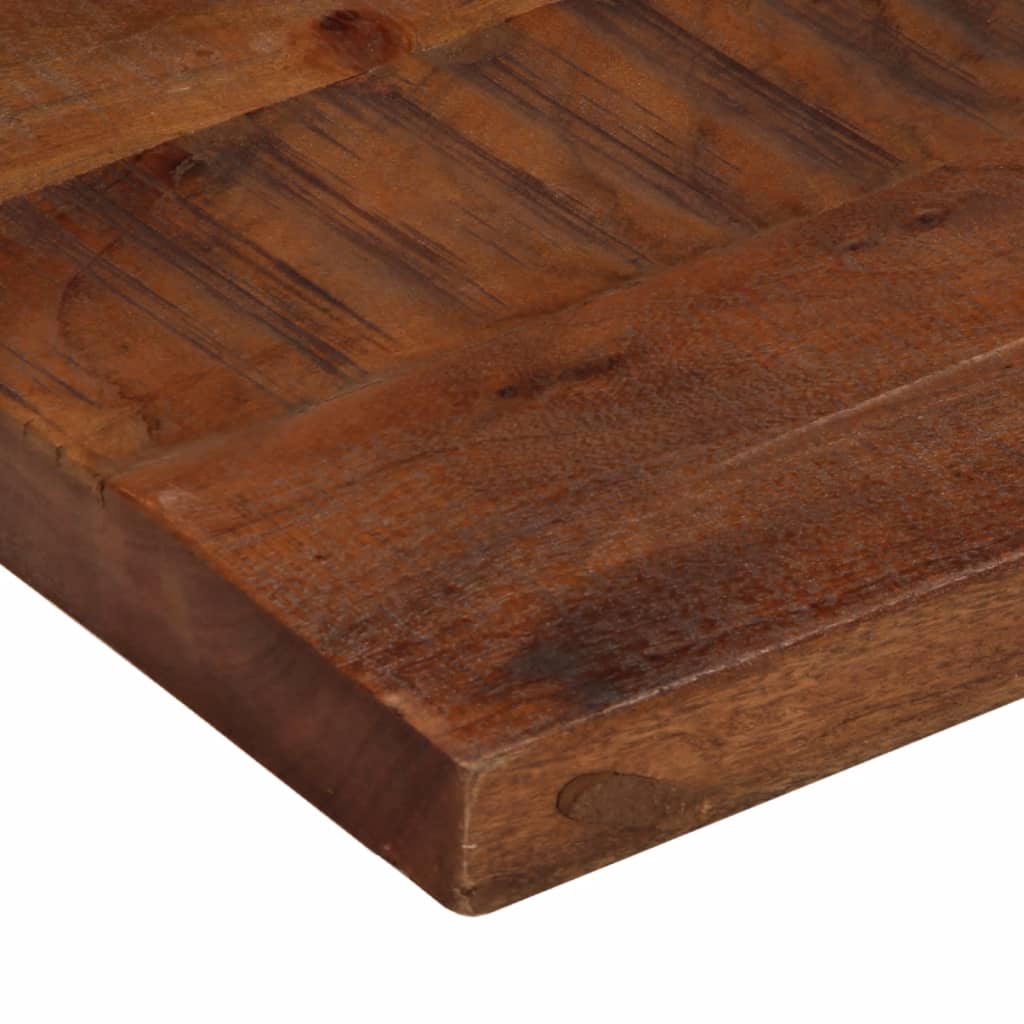 Table Top 100x60x2.5 cm Rectangular Solid Wood Reclaimed