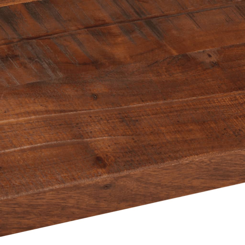 Table Top 100x60x2.5 cm Rectangular Solid Wood Reclaimed
